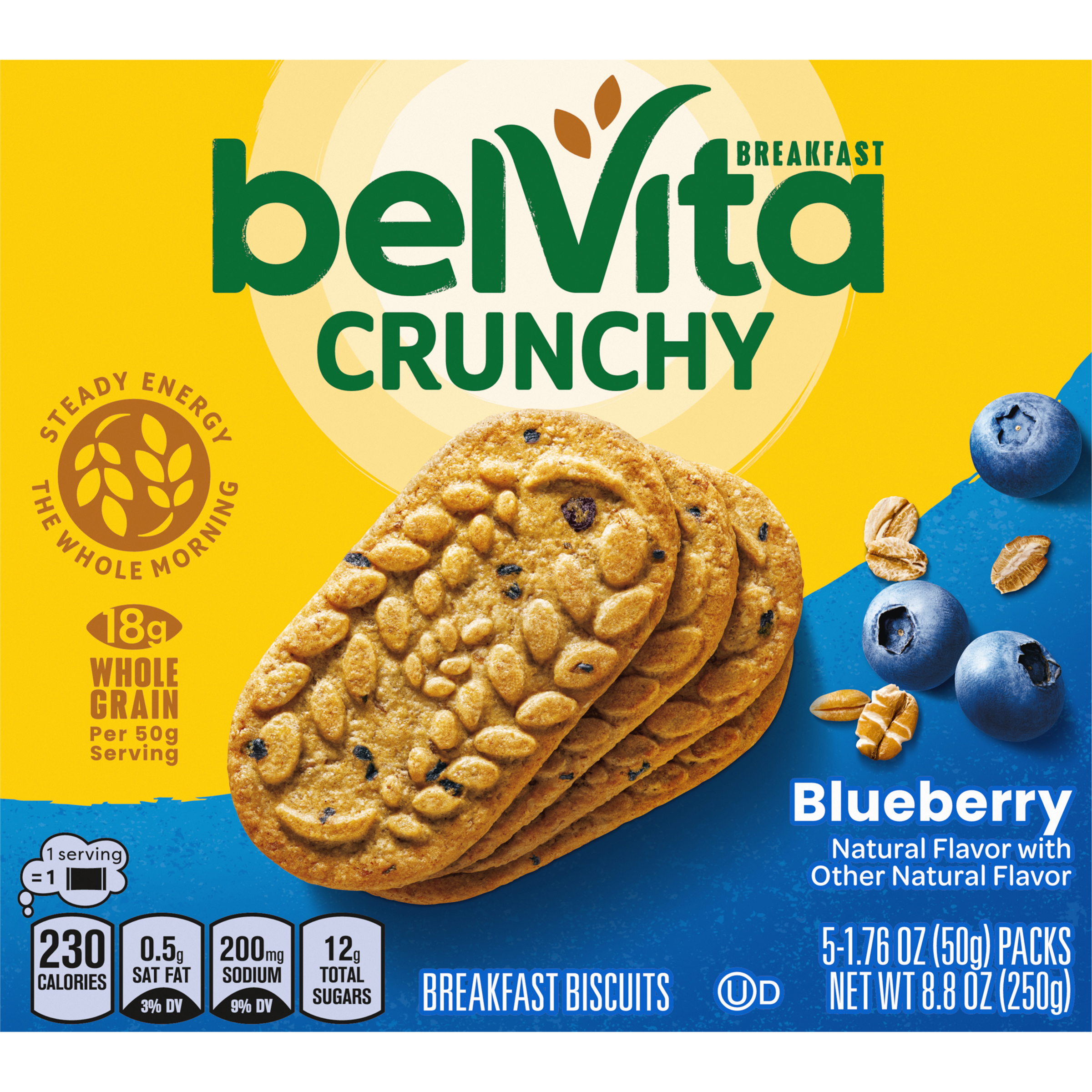 BELVITA Crunchy Blueberry Breakfast Biscuits 8.8 OZ-thumbnail-2
