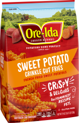 Ore-Ida Sweet Potato Crinkle Cut French Fries Potatoes, 19 oz Bag image