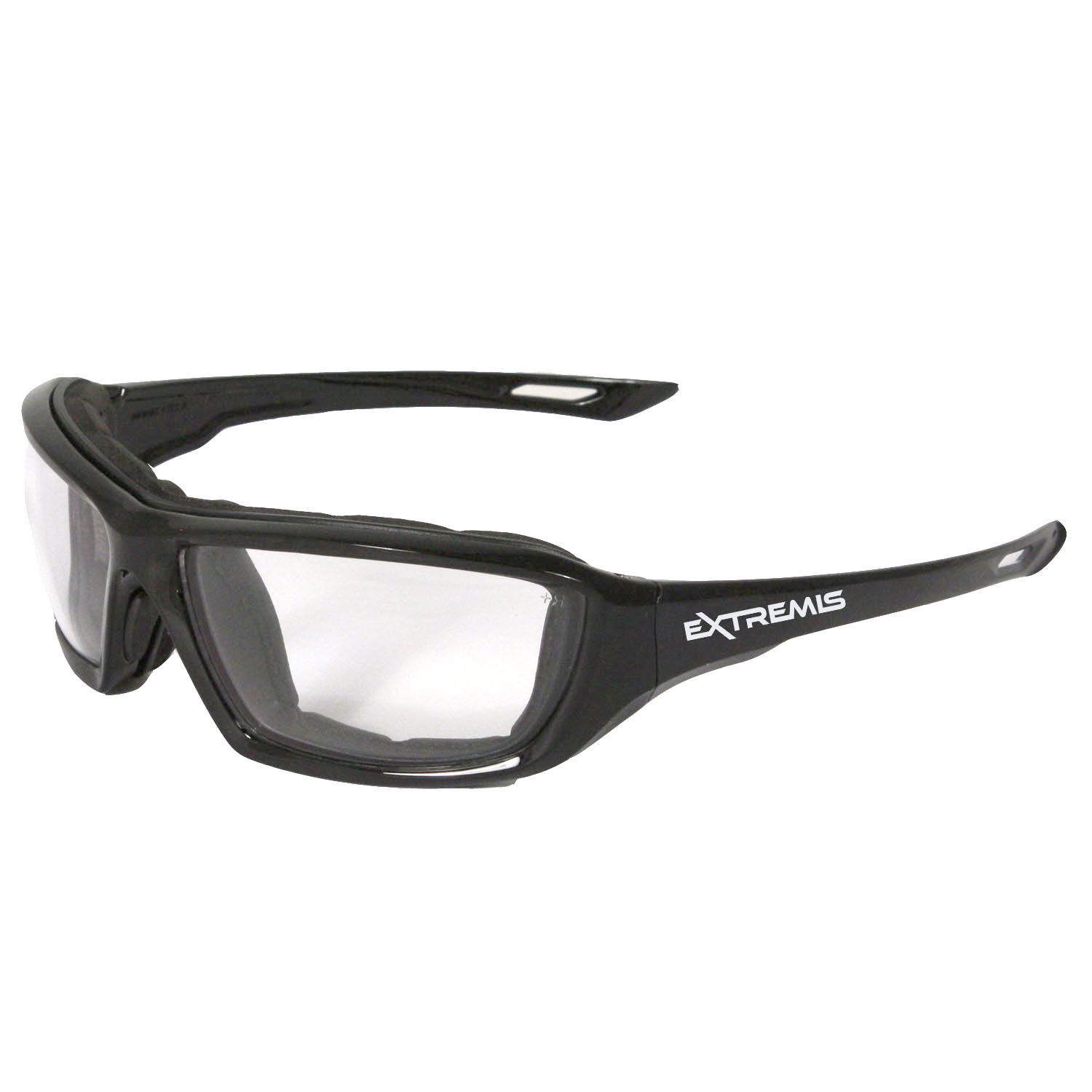 Extremis Safety Eyewear - Black Frame - Clear Anti-Fog Lens