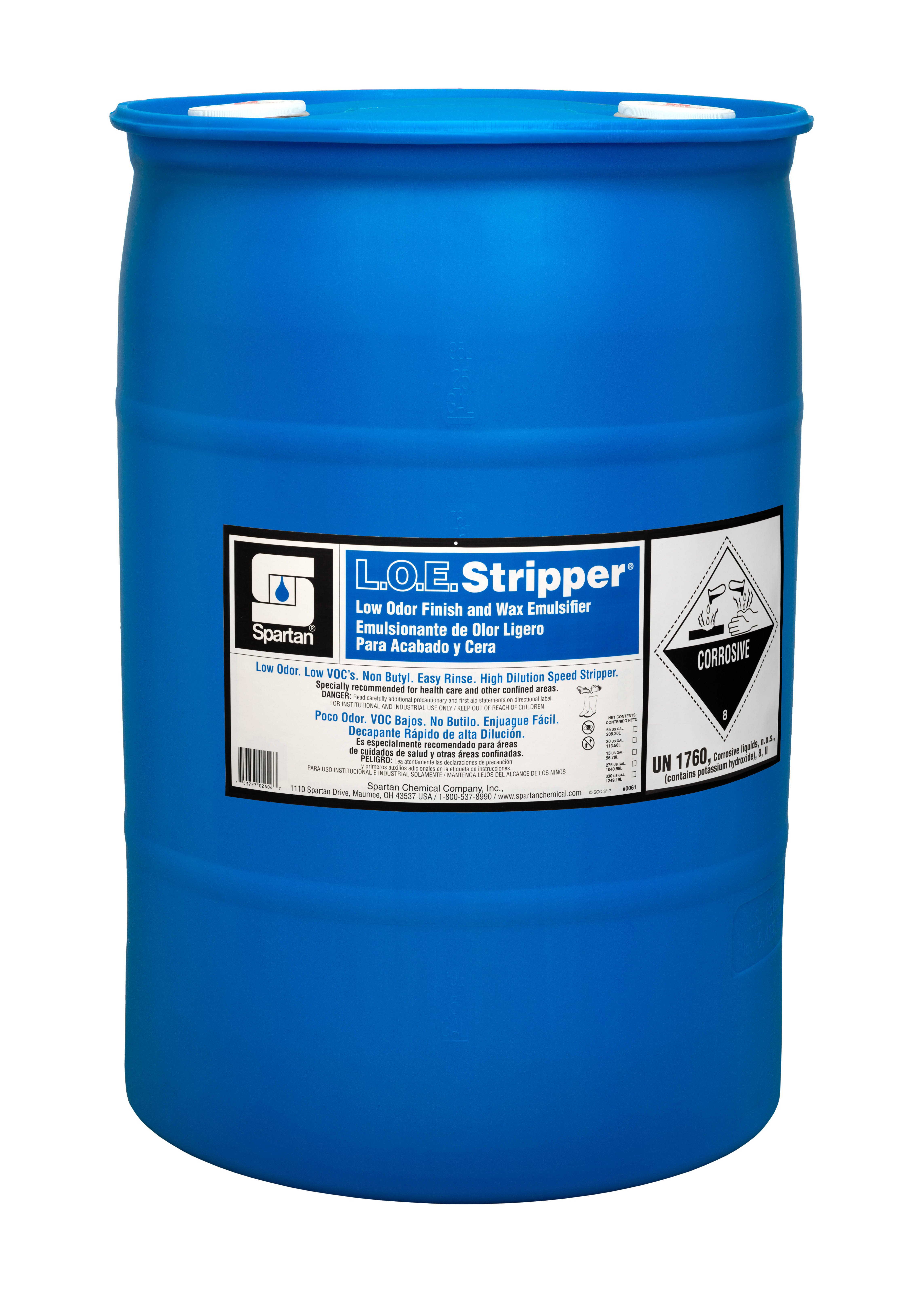 Spartan Chemical Company L.O.E. Stripper, 30 GAL DRUM