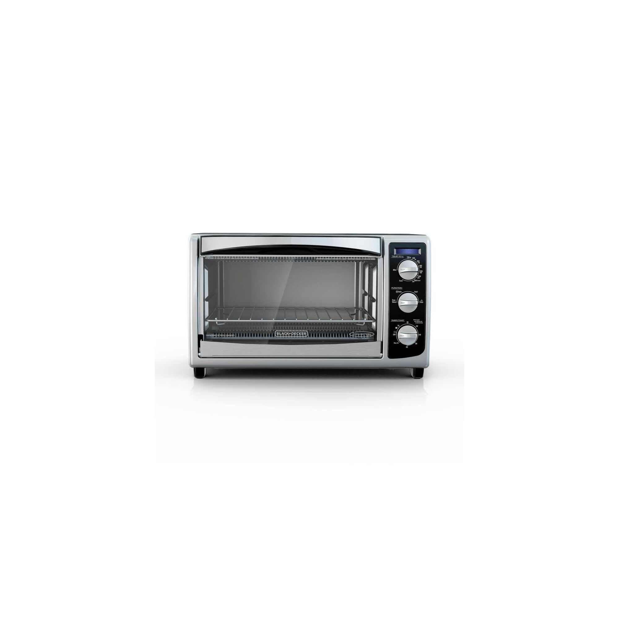 Profile of the BLACK+DECKER toaster oven