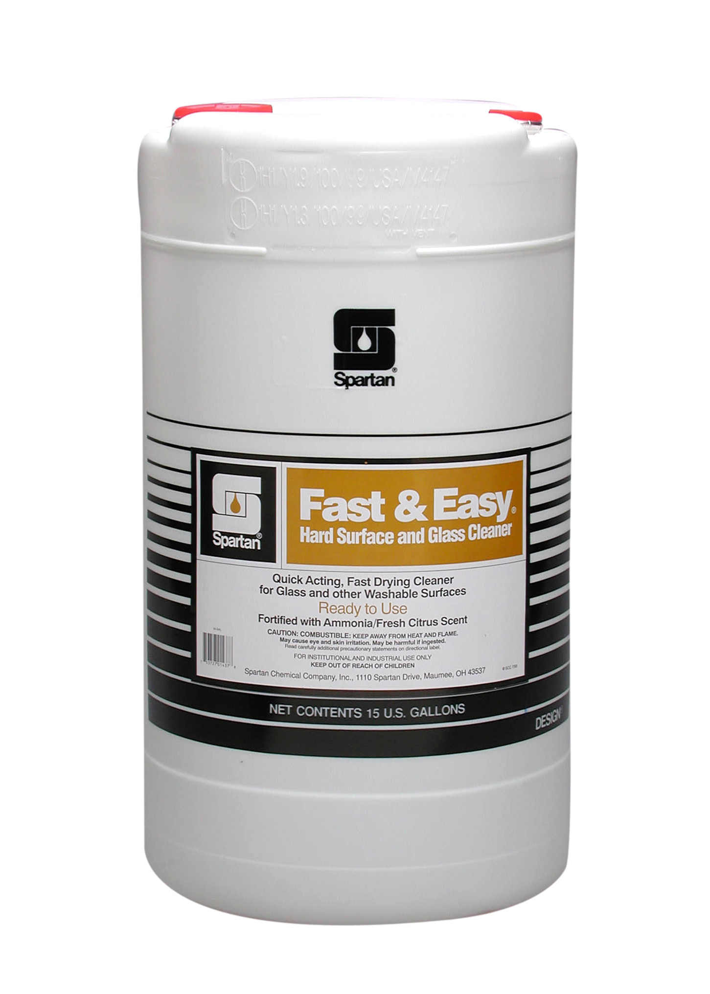 Spartan Chemical Company Fast & Easy, 15 GAL DRUM