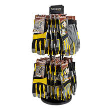 Bellingham BSRPERFM Performance Lawn & Garden Gloves Spinner Countertop Display, 48 Pairs