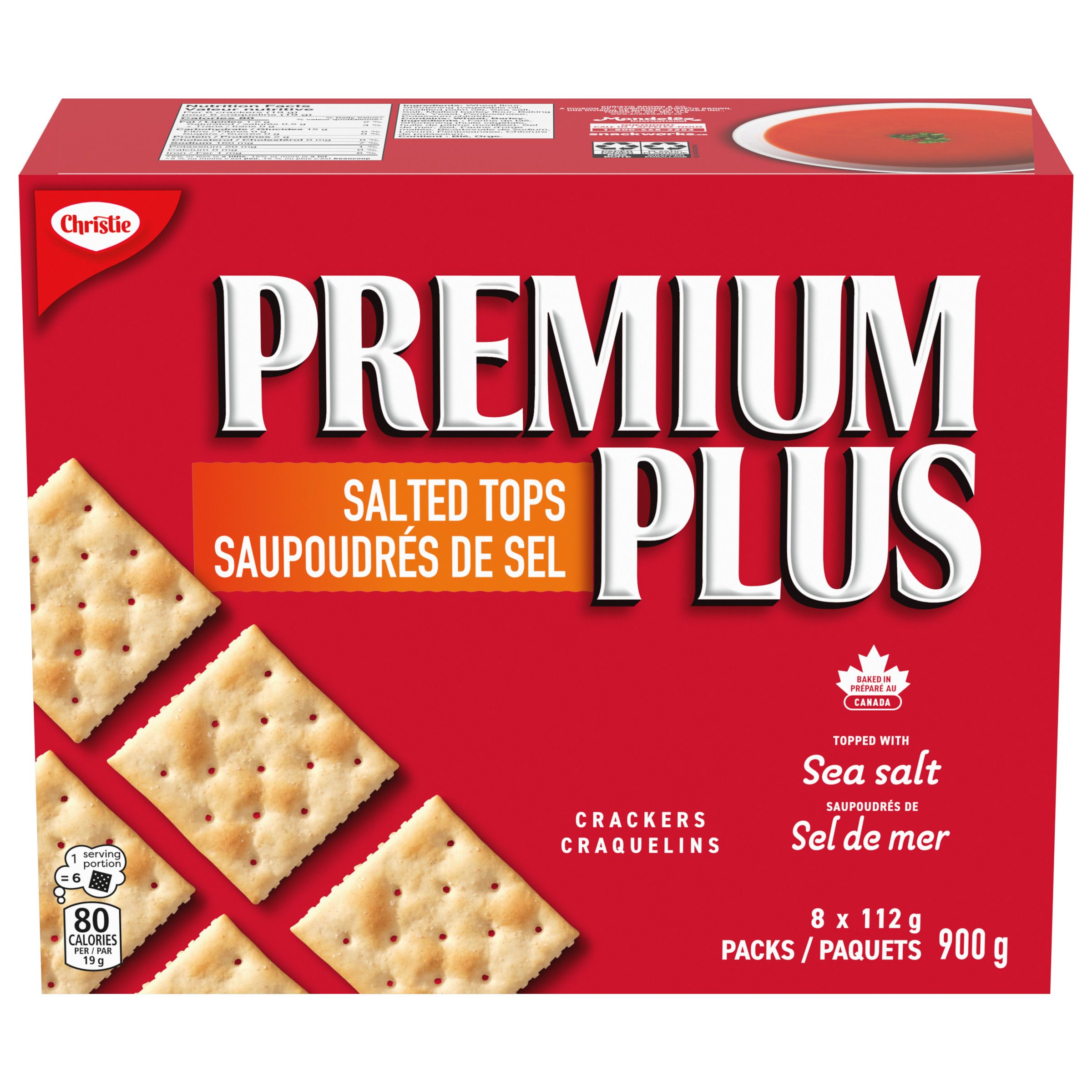Premium Plus Salted Crackers, 900G