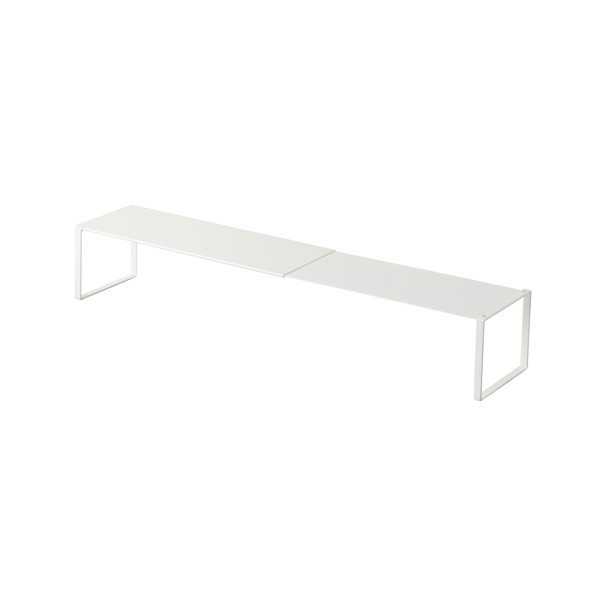 Extendable Shoe Rack with Solid Surface : Adjustable Width