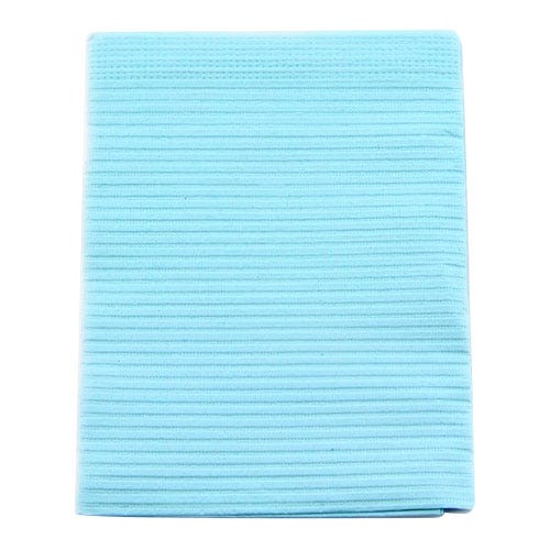 Professional® Regular Patient Towels, 3-Ply Tissue, 19" x 13", Blue - 500/Case
