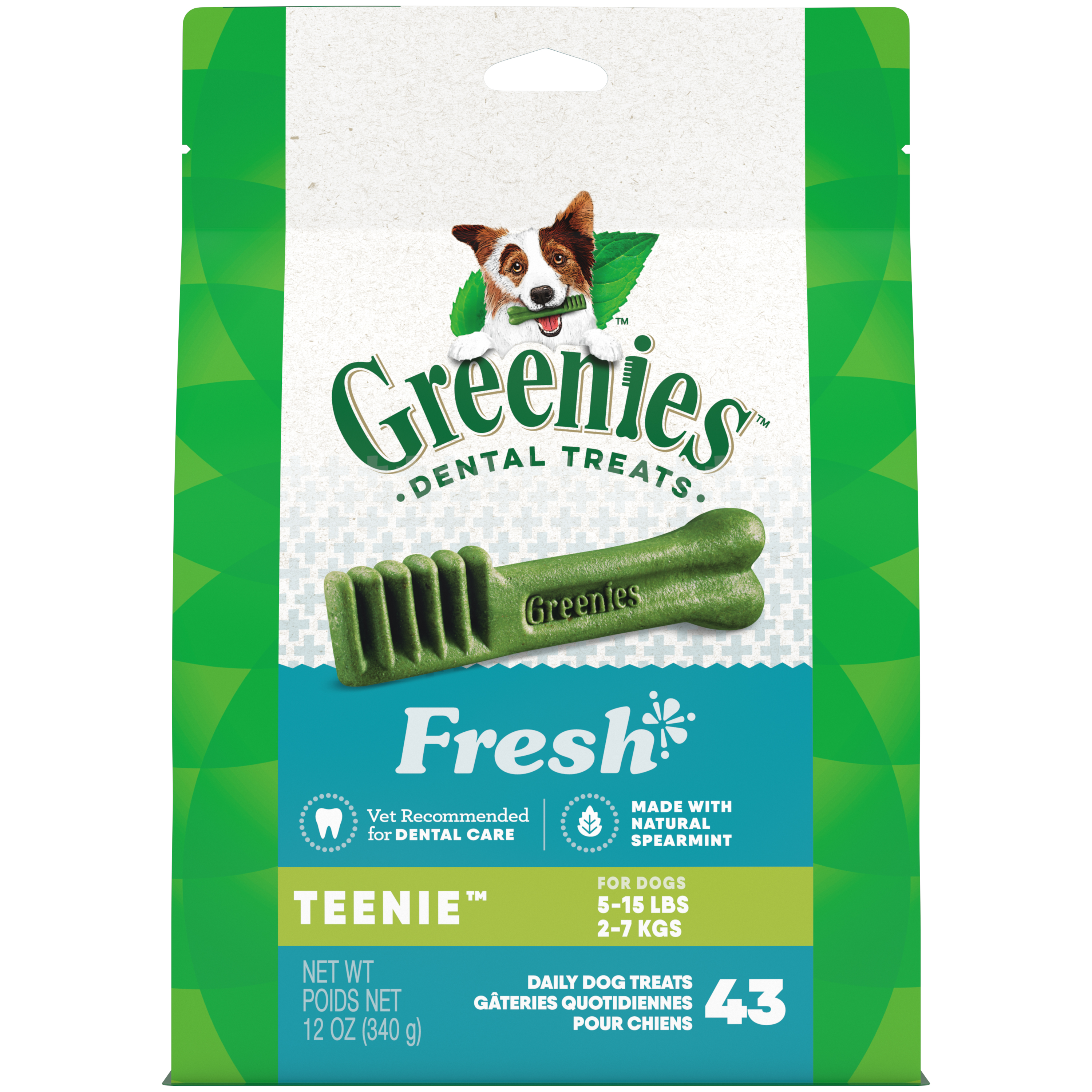 12 oz. Greenies Teenie Fresh Treat Pack - Health/First Aid
