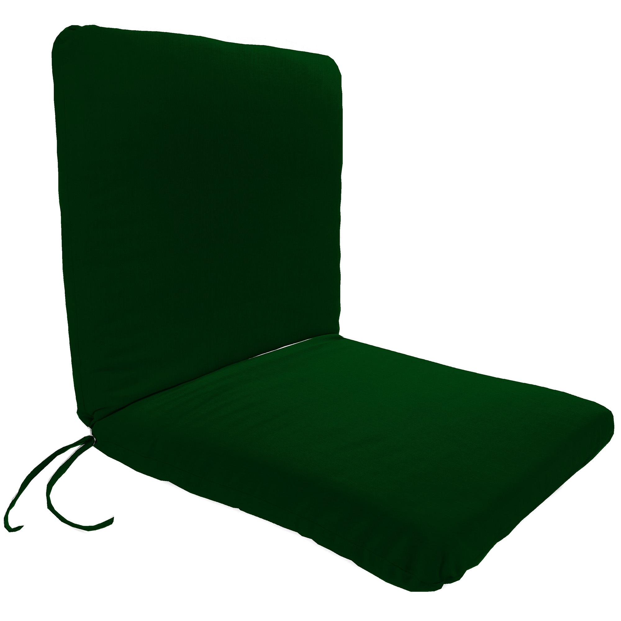 New Outdoor Patio Dining Lounge Chair Cushion with Ties 19" x 37", UV Treated - Picture 9 of 9