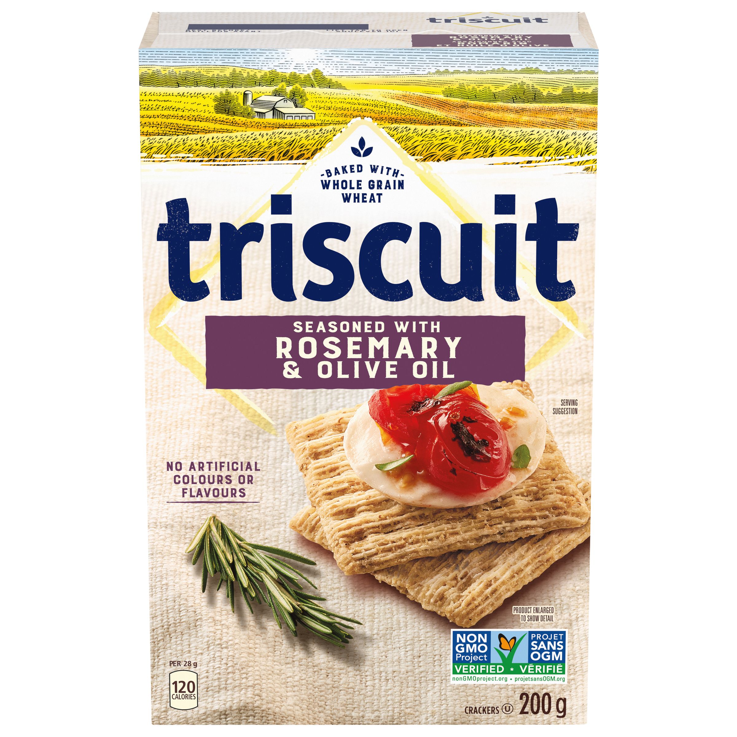 TRISCUIT Rosemary & Olive Oil Crackers 200g