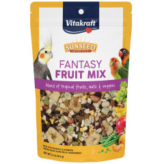 Image of Vitakraft Sunseed Fantasy Fruit Treat for Cockatiels & Lovebirds, 11 oz