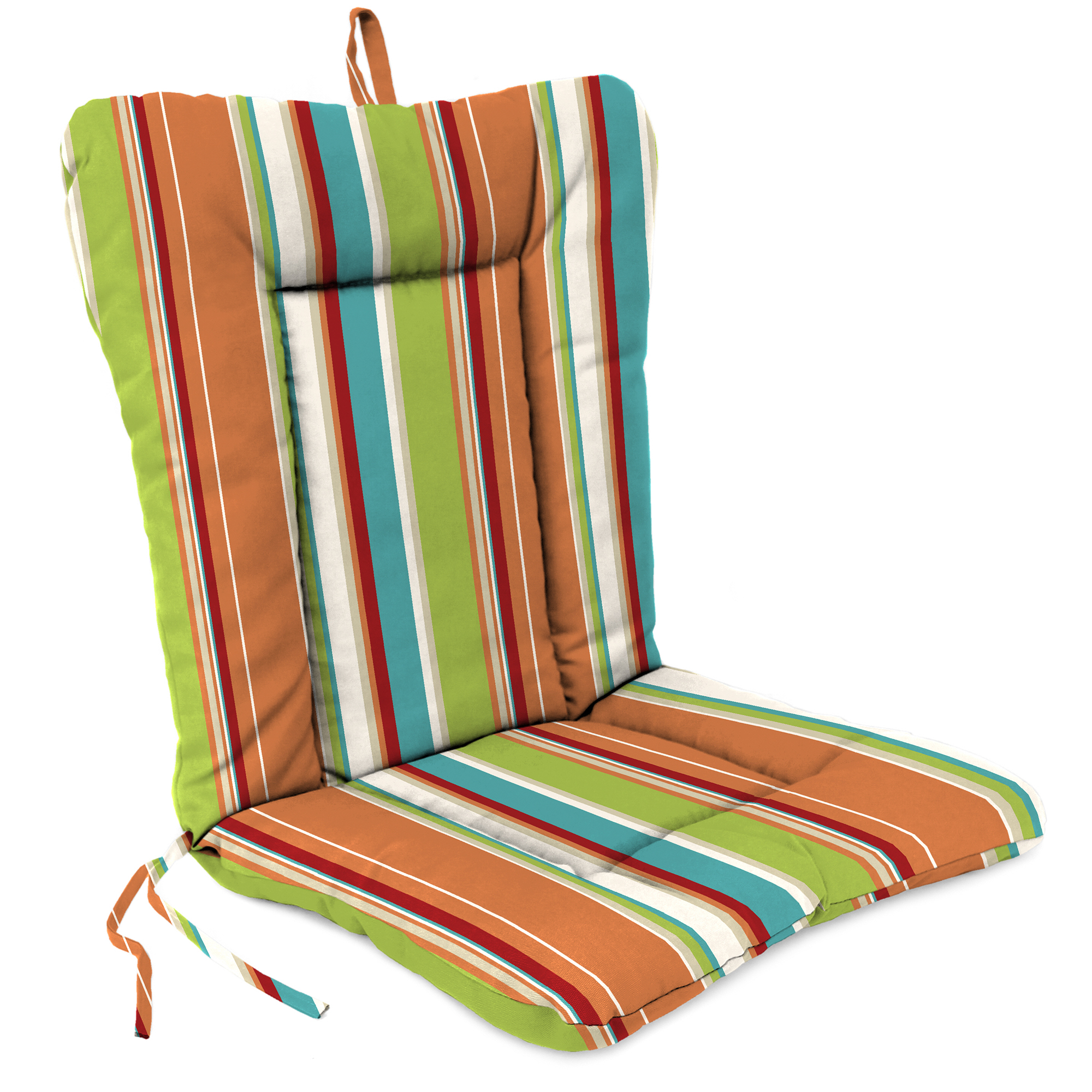 Neu Outdoor Terrasse Schmiedeeisen Stuhl Kissen mit Krawatten und Aufhänger Schlaufe 21" x 38" - Bild 7 von 33