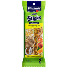 Image of Vitakraft Crunch Sticks Rabbit/Guinea Pig Treat Variety Pack – 2 Sticks