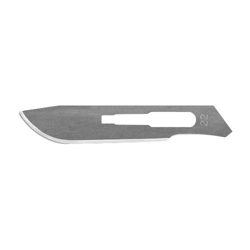 Havel's® Surgical Blade #22 Carbon Steel - 100/Box