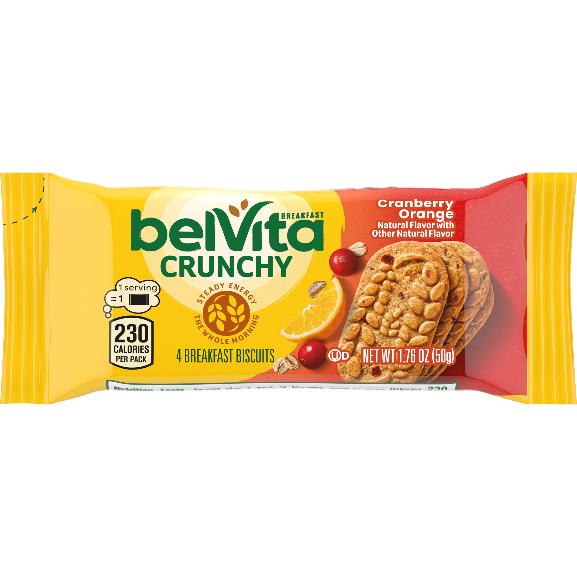 BELVITA Crunchy Cranberry Orange Breakfast Biscuits 8.8 OZ-3