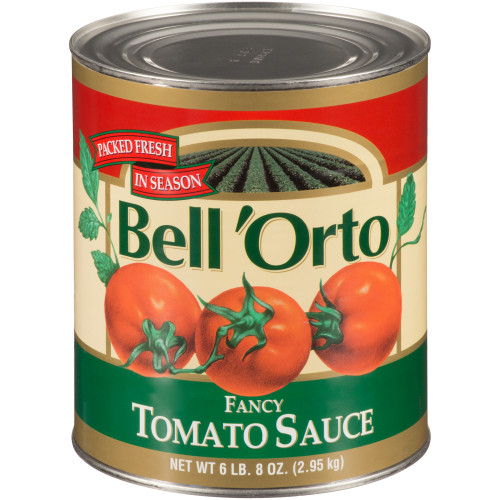  BELL ORTO Fancy Tomato Sauce, 103 oz. Can (Pack of 6) 