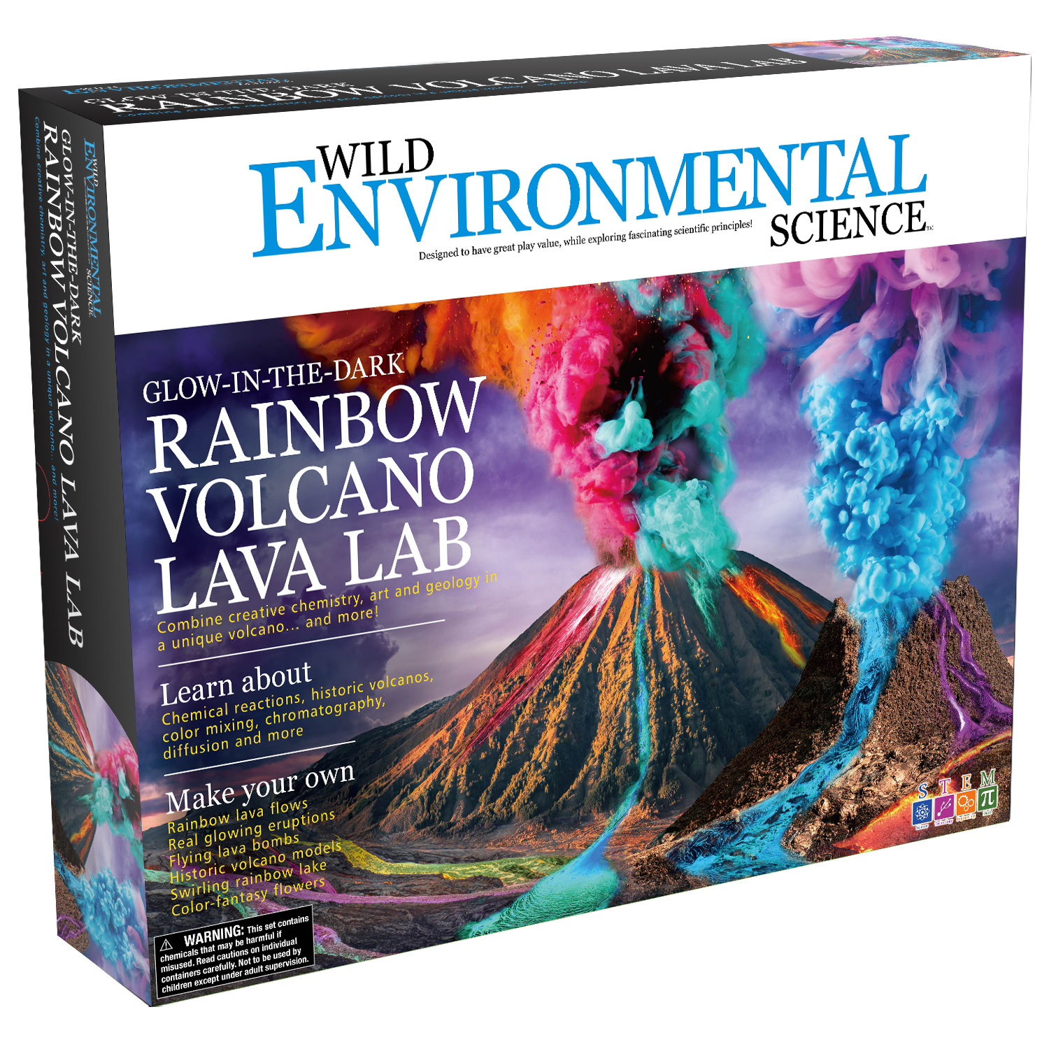 WILD ENVIRONMENTAL SCIENCE Rainbow Volcano Lava Lab