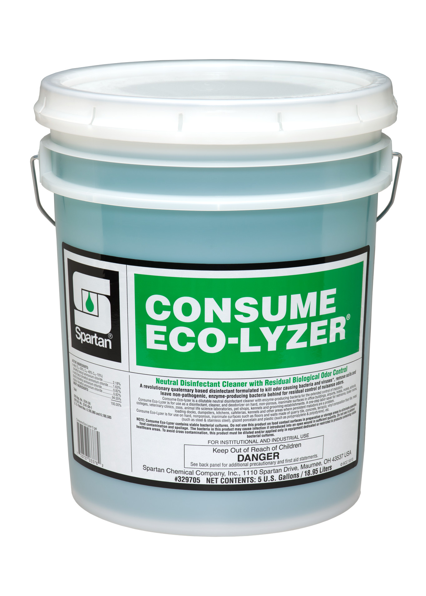 Spartan Chemical Company Consume Eco-Lyzer, 5 GAL PAIL