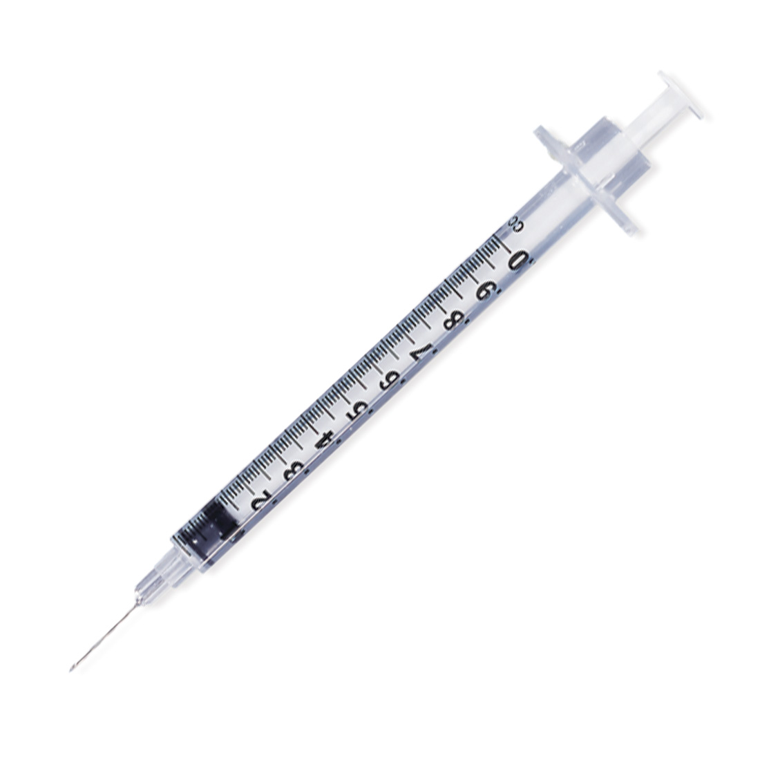 1 cc Allergy Syringe w/28ga x 1/2" Permanently Attached Needle - 100/Box