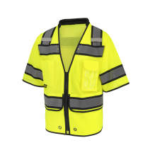Radians SV58Z-3 Type R Class 3 Heavy Duty Mesh Surveyor Vest with Black Trim