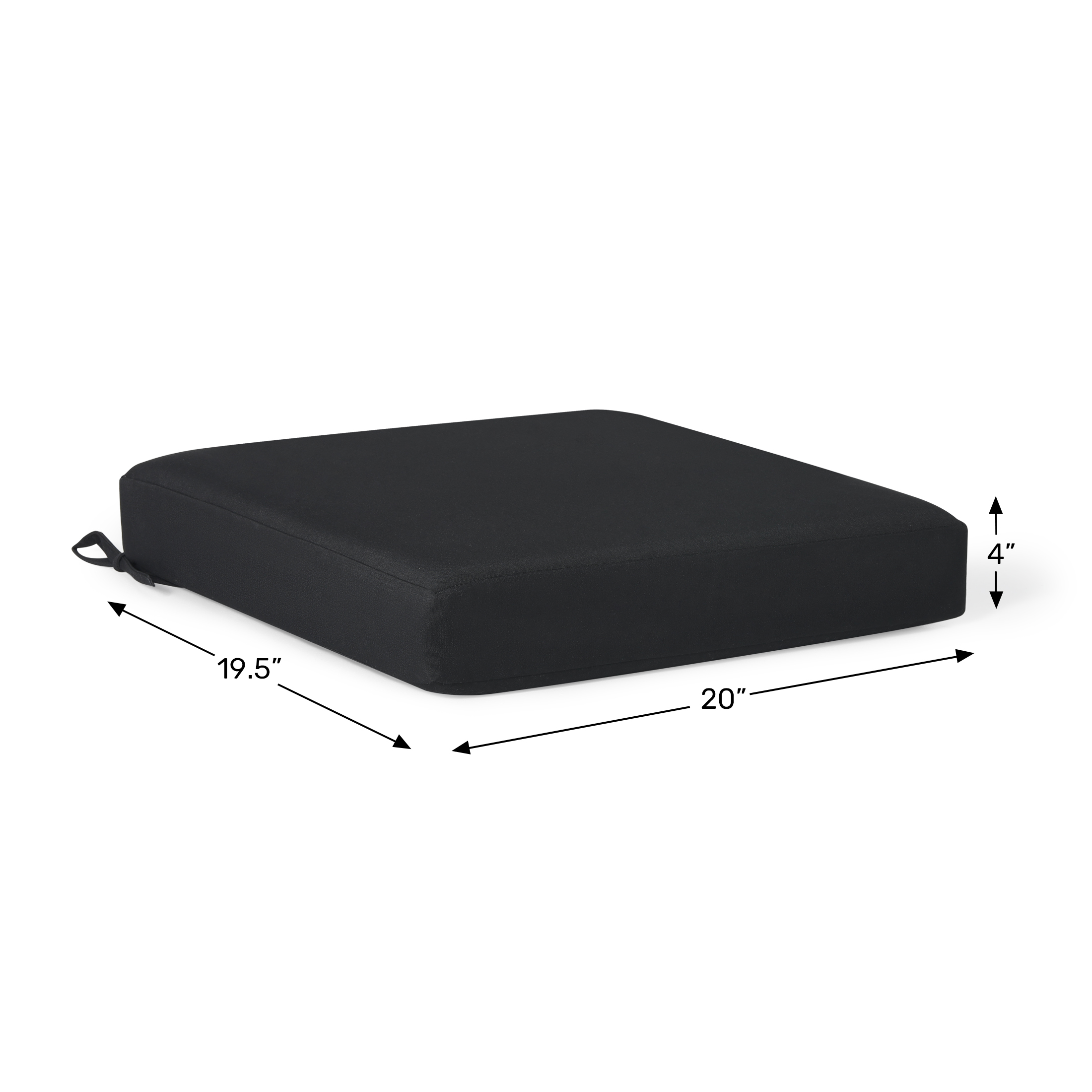 Outdoor Patio Furniture Seat Chair Square Cushions Set of 2, 20
