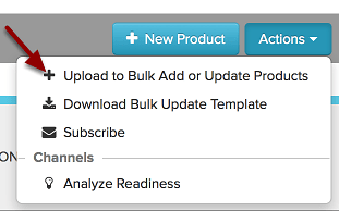 Upload your new products