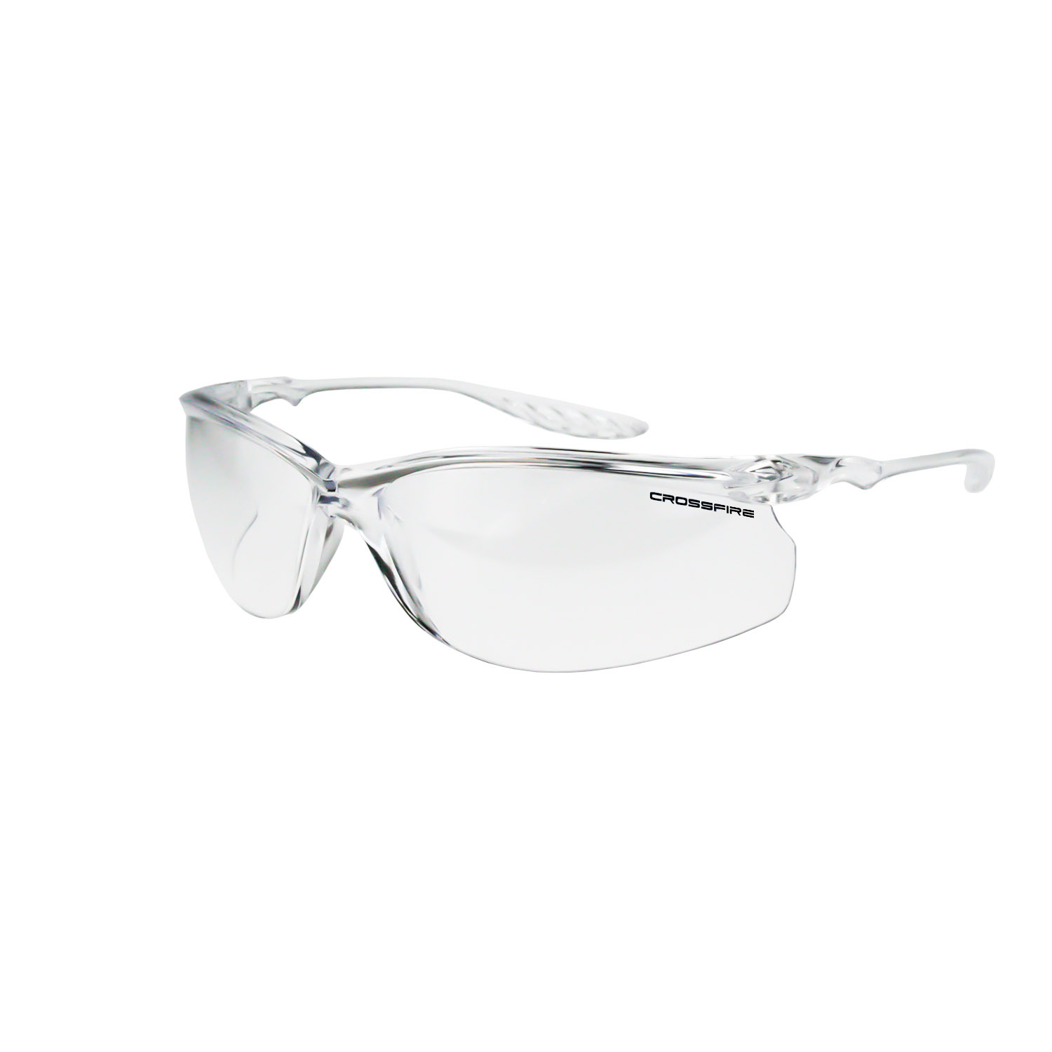 24Seven Performance Safety Eyewear - Crystal Clear Frame - Clear Lens