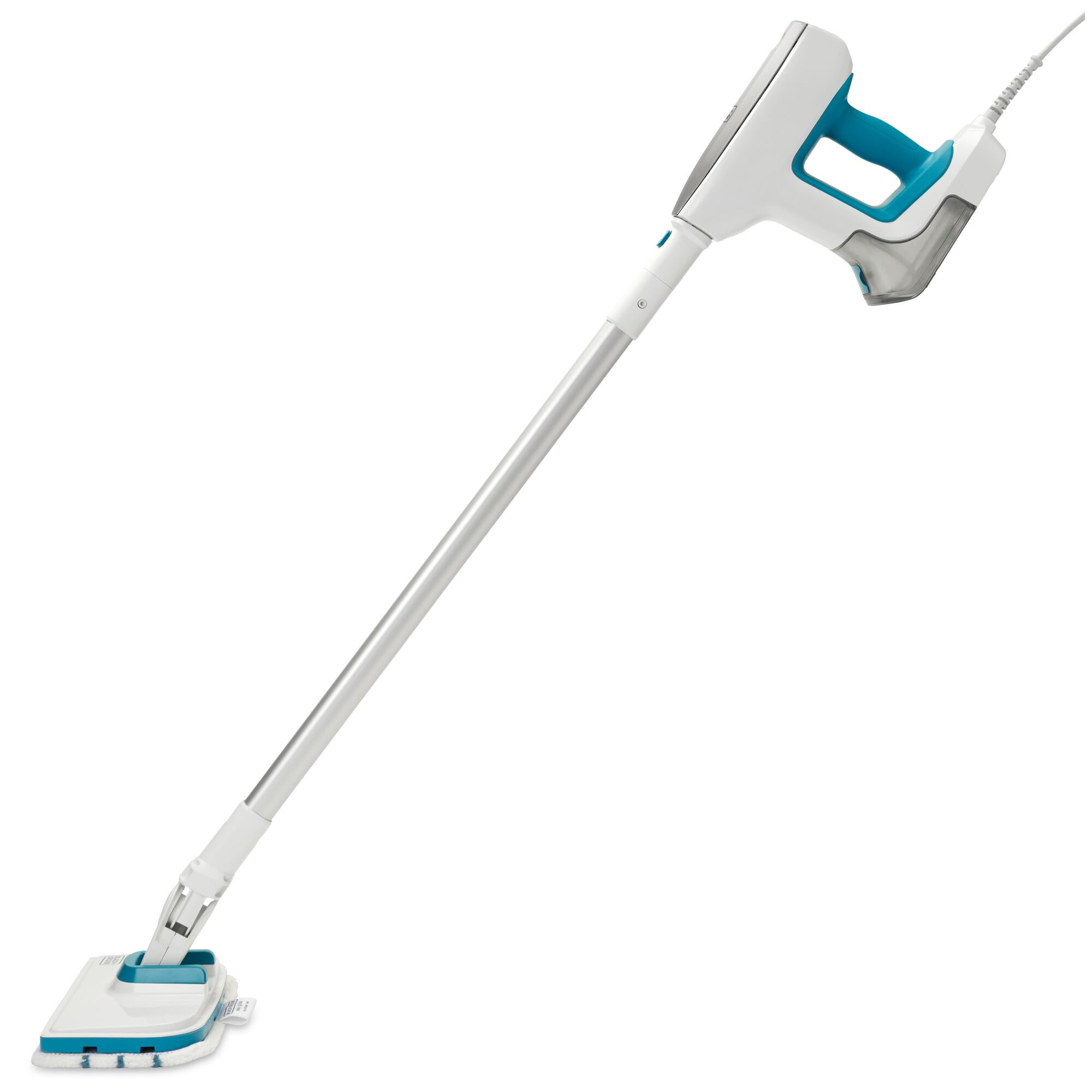 Hero picture of BLACK+DECKER steam mop with mop pointed to the left