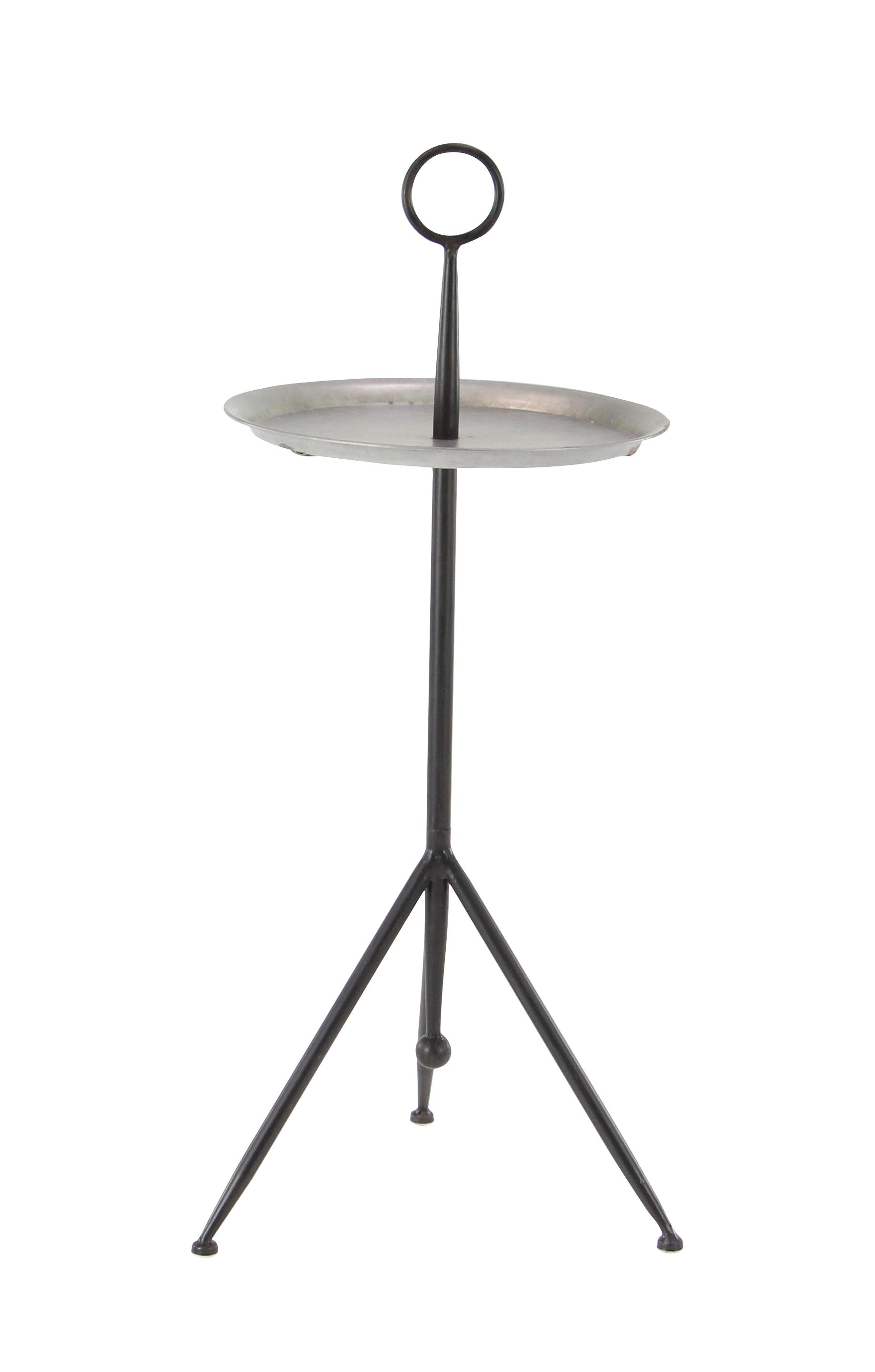 black metal farmhouse accent table, 35" x 14" x 14"