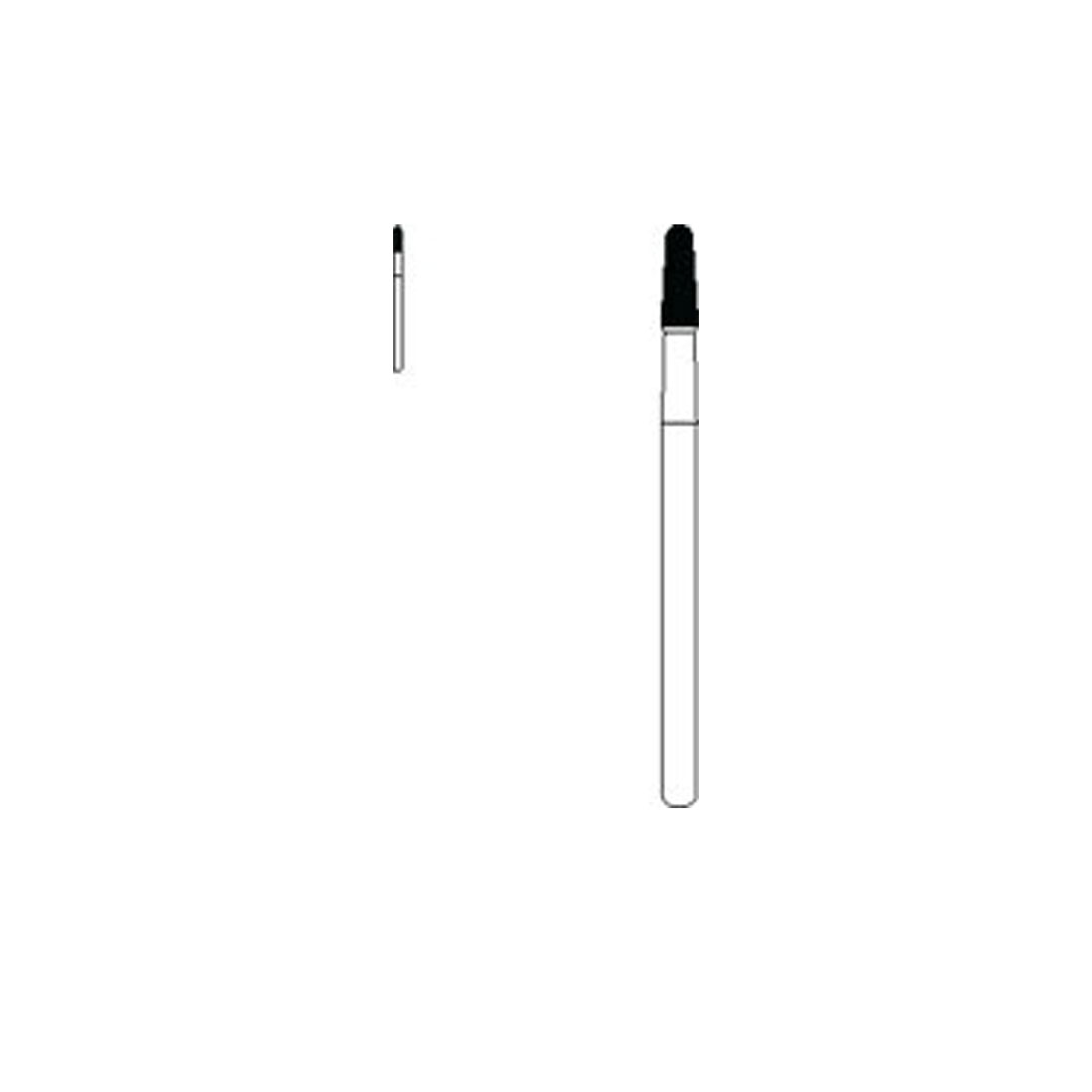 Oral Surgery Bur, #1702 Taper/Round End Cross Cut, Shank #4 (44.5mm Impact), Sterile