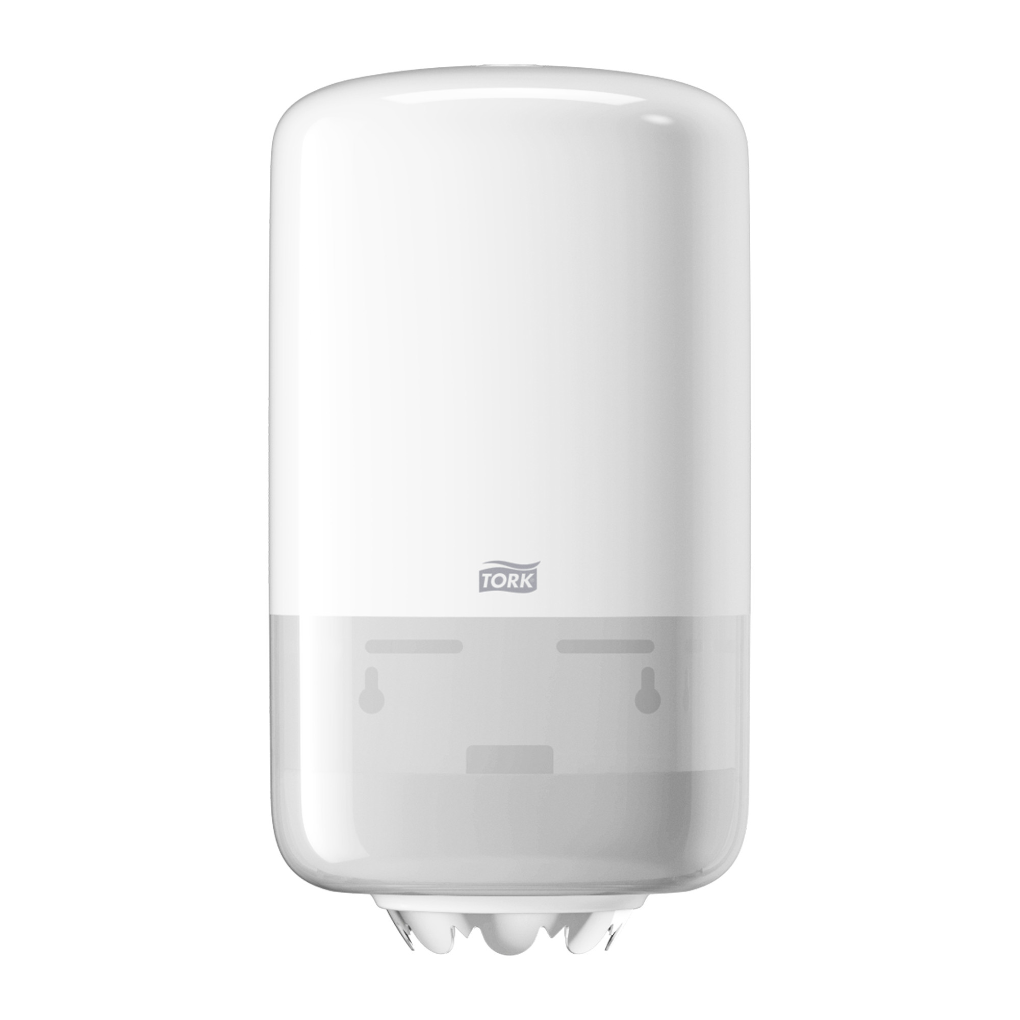 Aftørringsdispenser, Til aftørringsruller, Centerfeed, Hvid, Tork Mini M1