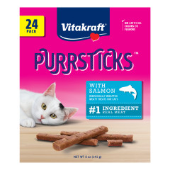 Image of Vitakraft PurrSticks™ Cat Treat, Chicken Recipe with Salmon, 24 count