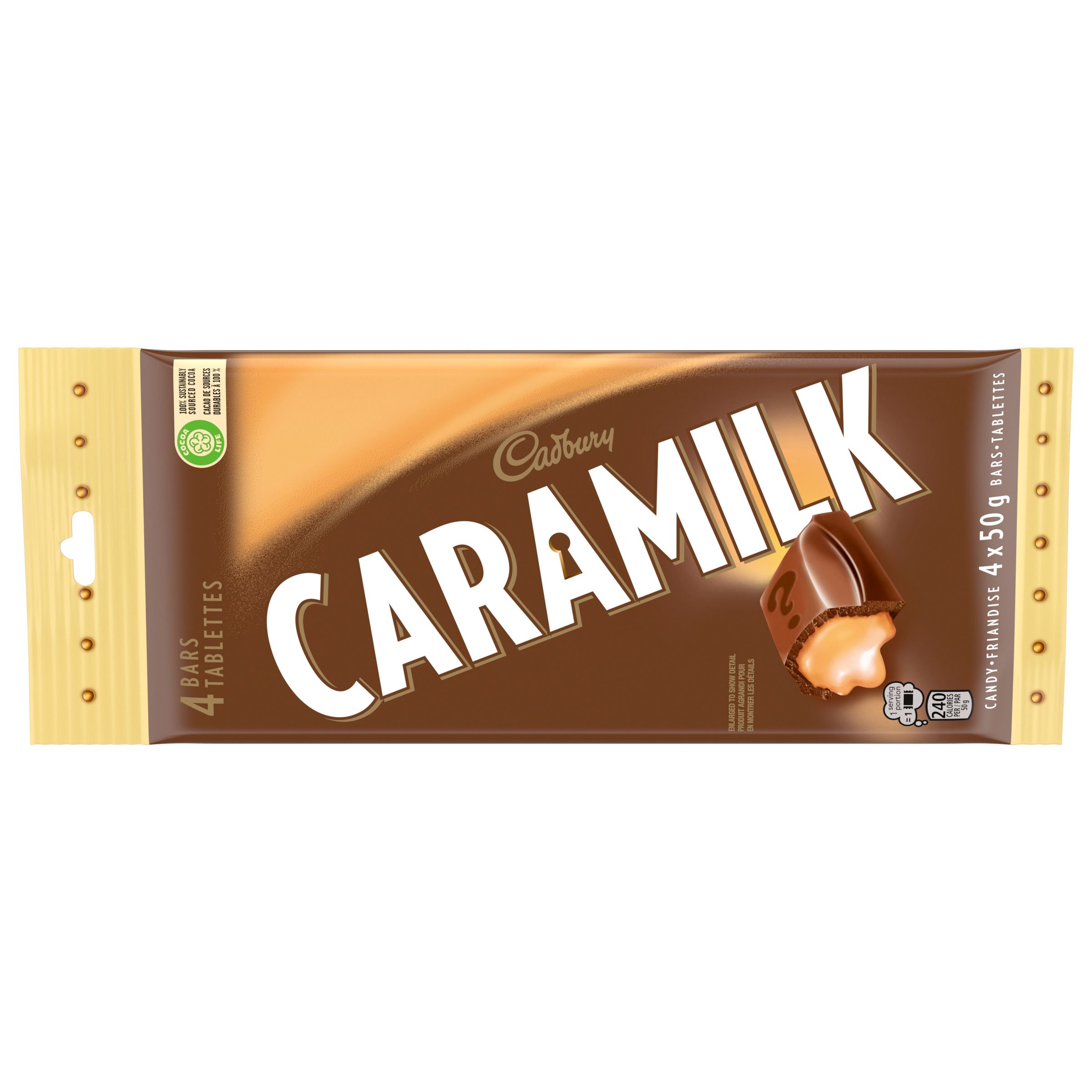 Cadbury Caramilk Multipack Chocolate (200G)-thumbnail-1
