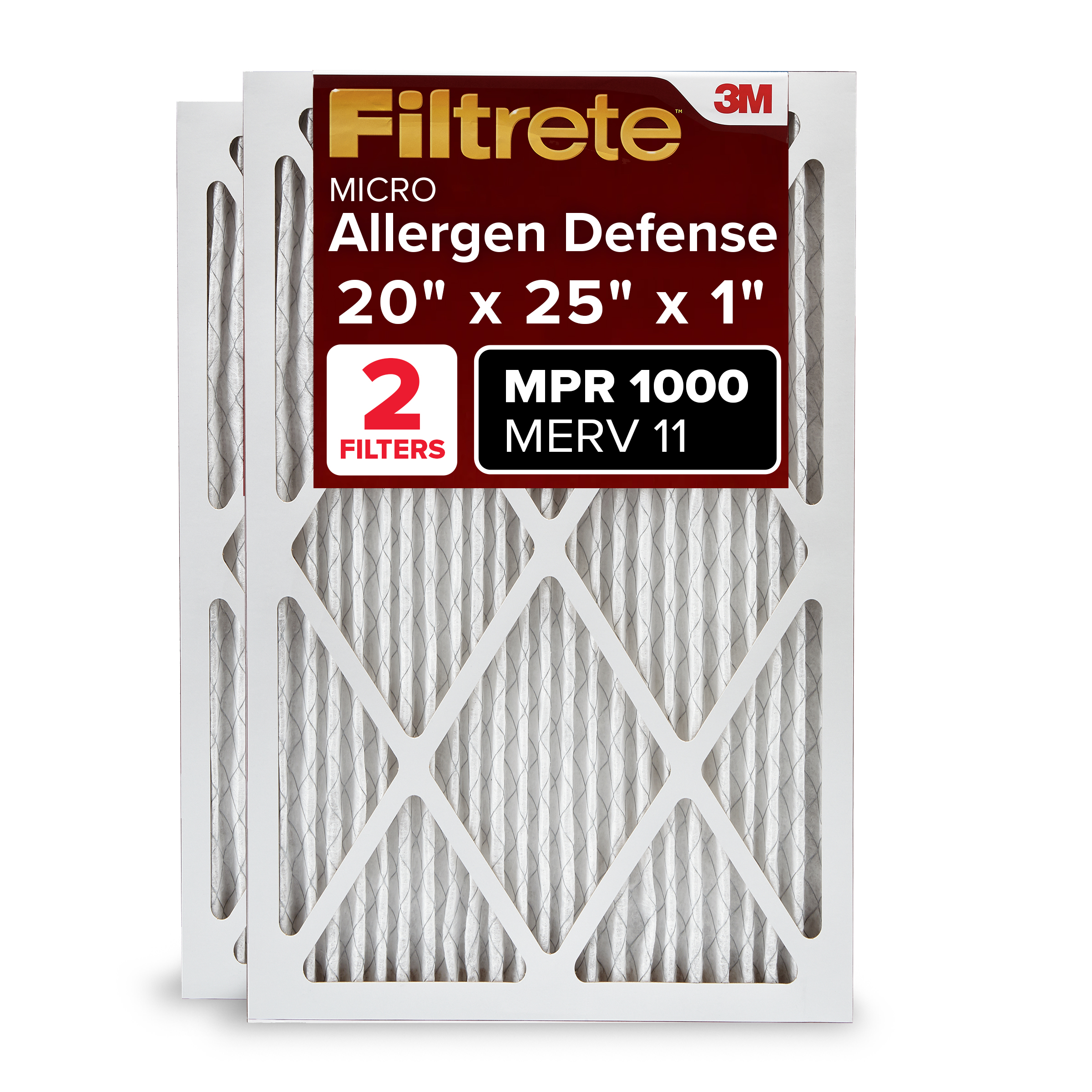 SKU 7100212119 | Filtrete™ Allergen Defense Filter AD03-2PK-1E