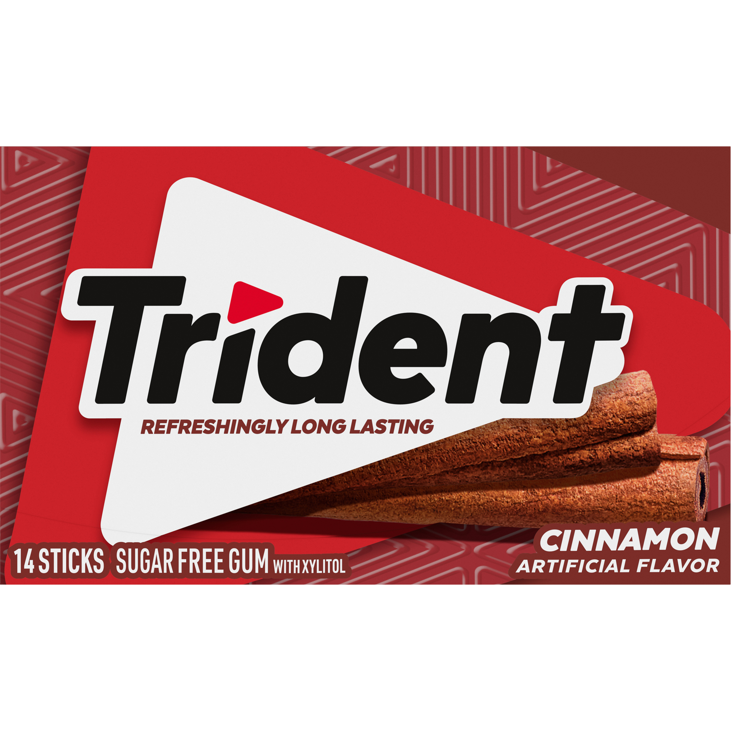 TRIDENT Cinnamon Sugar Free Gum 14PCS 12x12