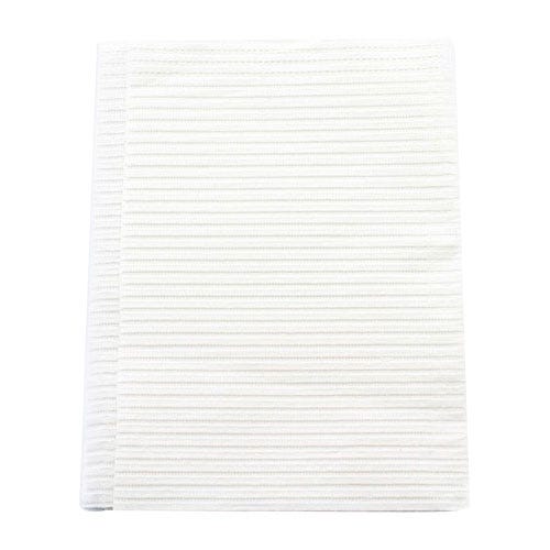 Econoback® Patient Towels, 2-Ply Tissue with Poly, 19" x 13", White - 500/Case