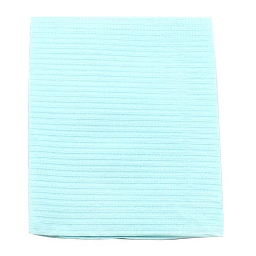 Professional® Thrift Patient Towels, 2-Ply Tissue, 19" x 13", Blue - 500/Case