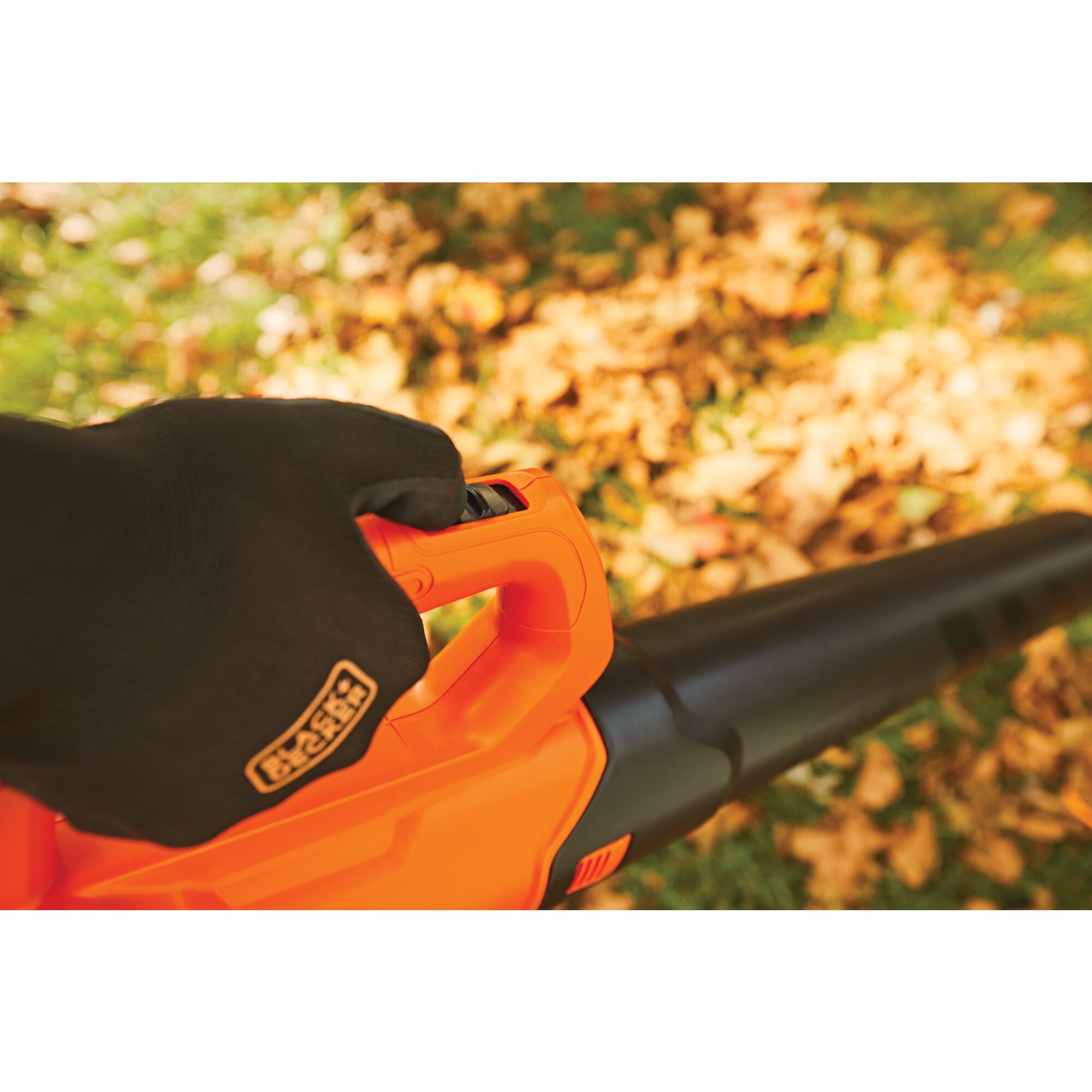 2 speed control feature of 20 Volt Axial Leaf Blower.