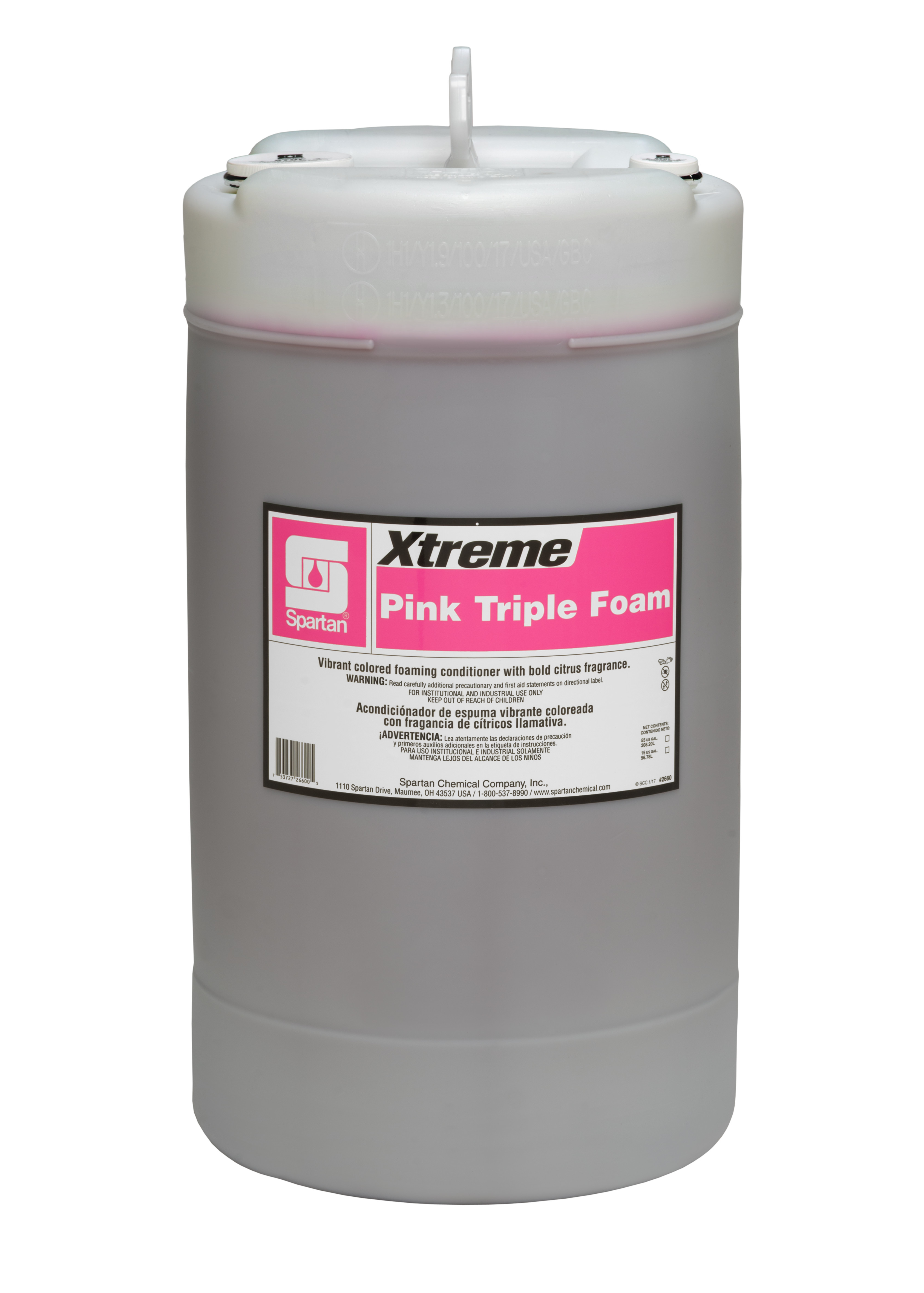 Spartan Chemical Company Xtreme Pink Triple Foam Polish, 15 GAL DRUM