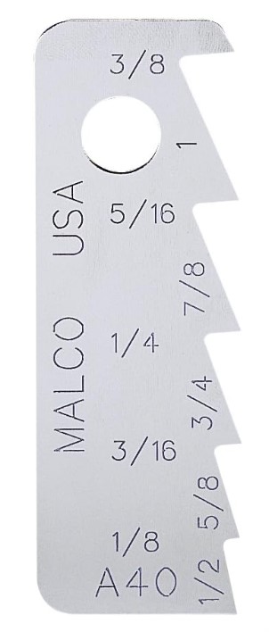 Malco® A40 POCKET SIZED SHEET METAL