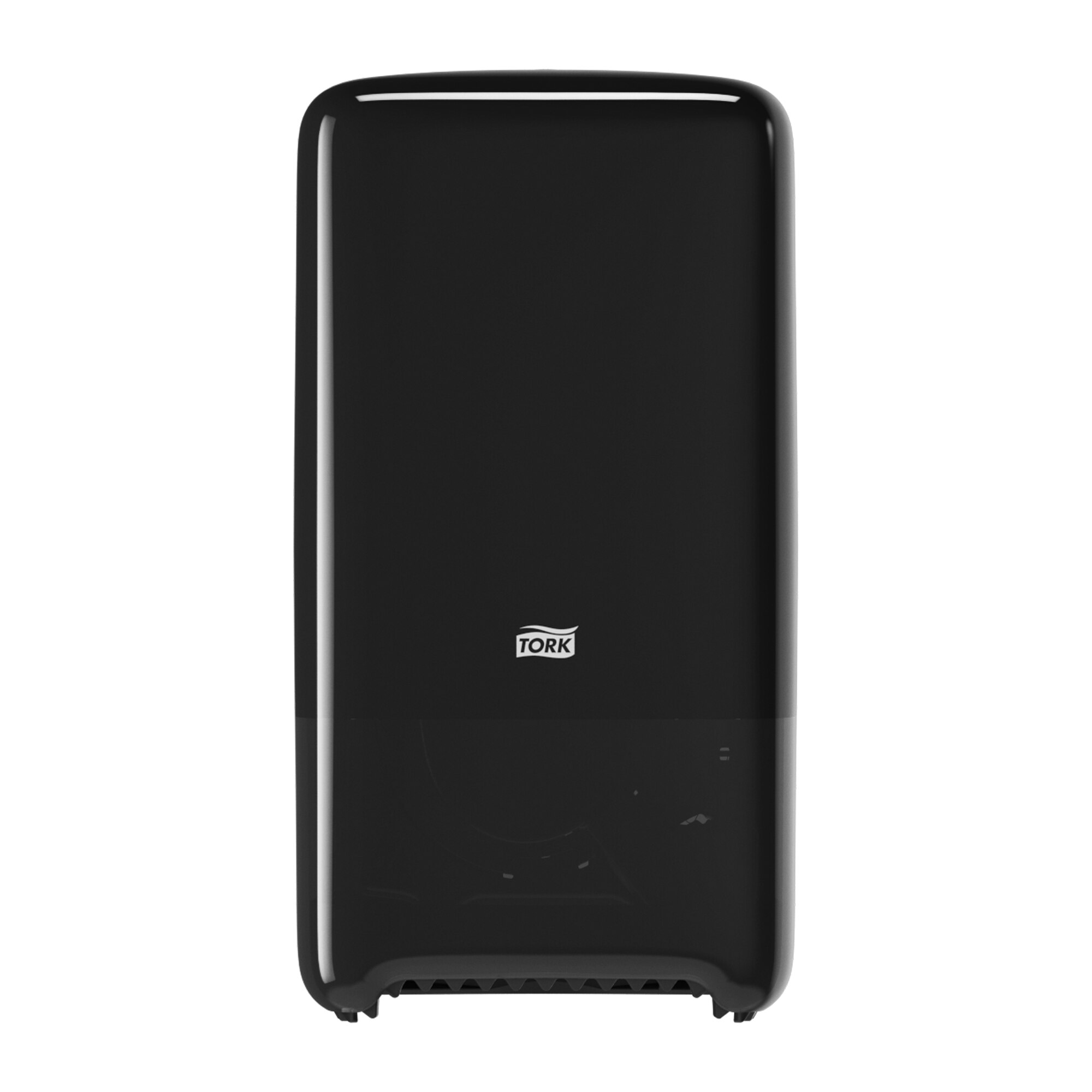 Toiletpapirdispenser, Til 2 ruller, Udvendig oprulning, Sort, Tork Mid-size Twin T6