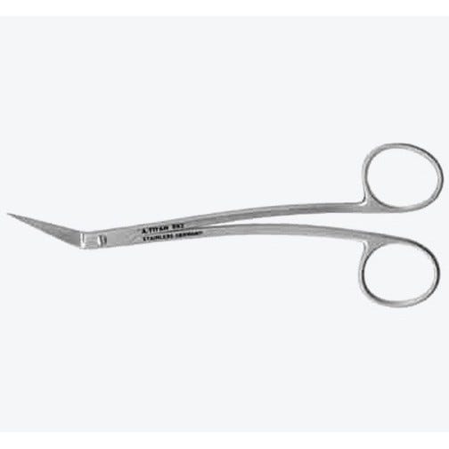 Locklin Scissors, Open Handle with Serrated Blades