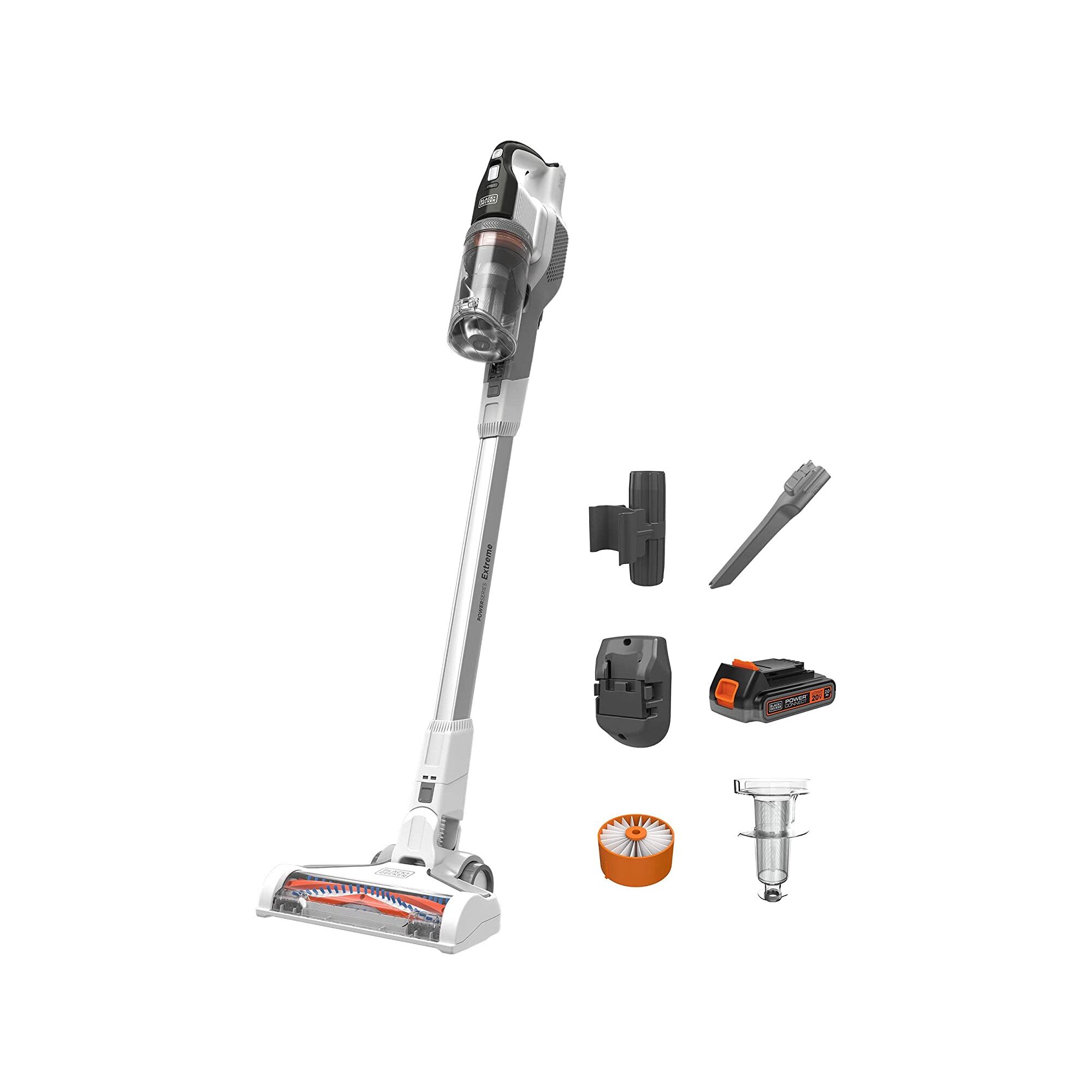 Profile of Power series extreme 20 volt max stick vacuum with accessories