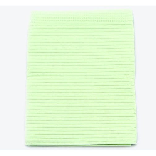 Professional® Regular Patient Towels, 3-Ply Tissue, 19" x 13", Green - 500/Case