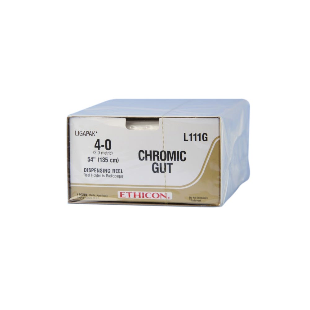 Chromic Gut 4-0 Ligapak 54" - 12/Box