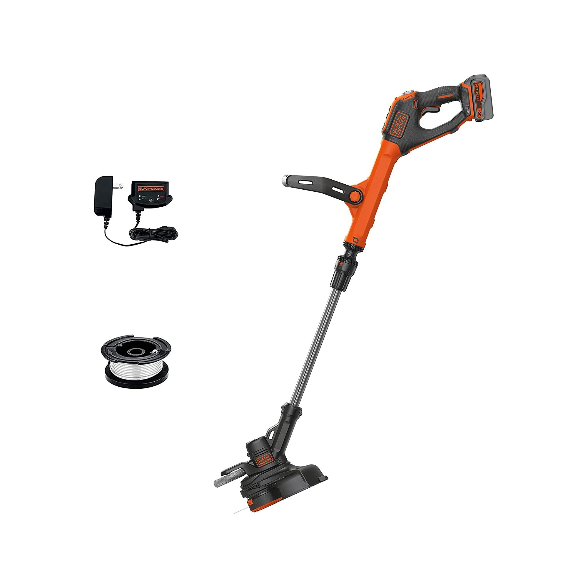 Profile view of 20V Max Lithium Easyfeed string Trimmer/Edger