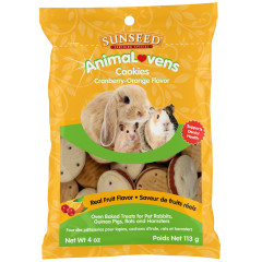 Image of Sunseed AnimaLovens Cookies Cranberry-Orange Treat for Small Animals, 4 oz