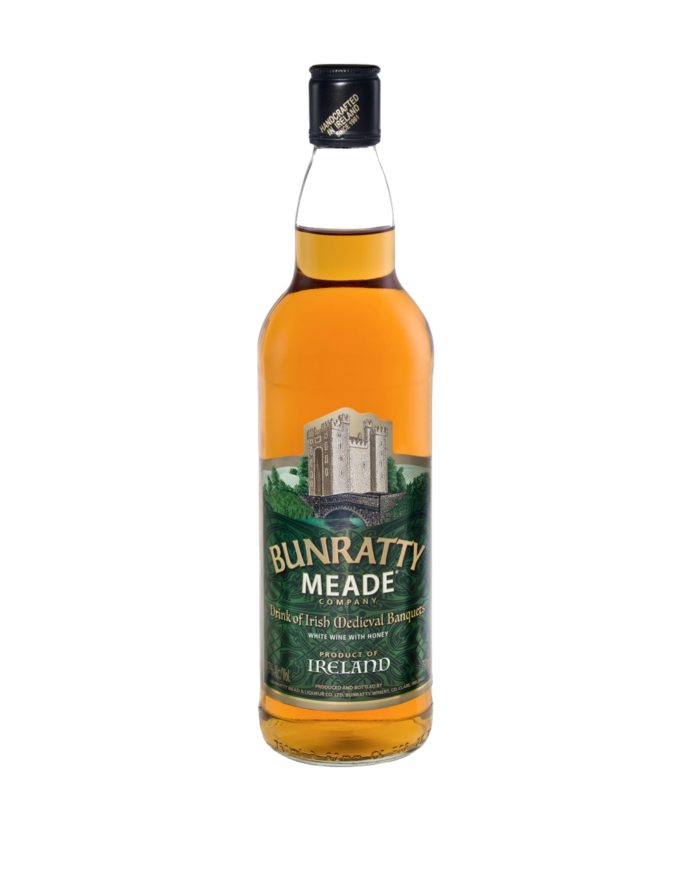 BUNRATTY MEADE GLASS BOTTLE