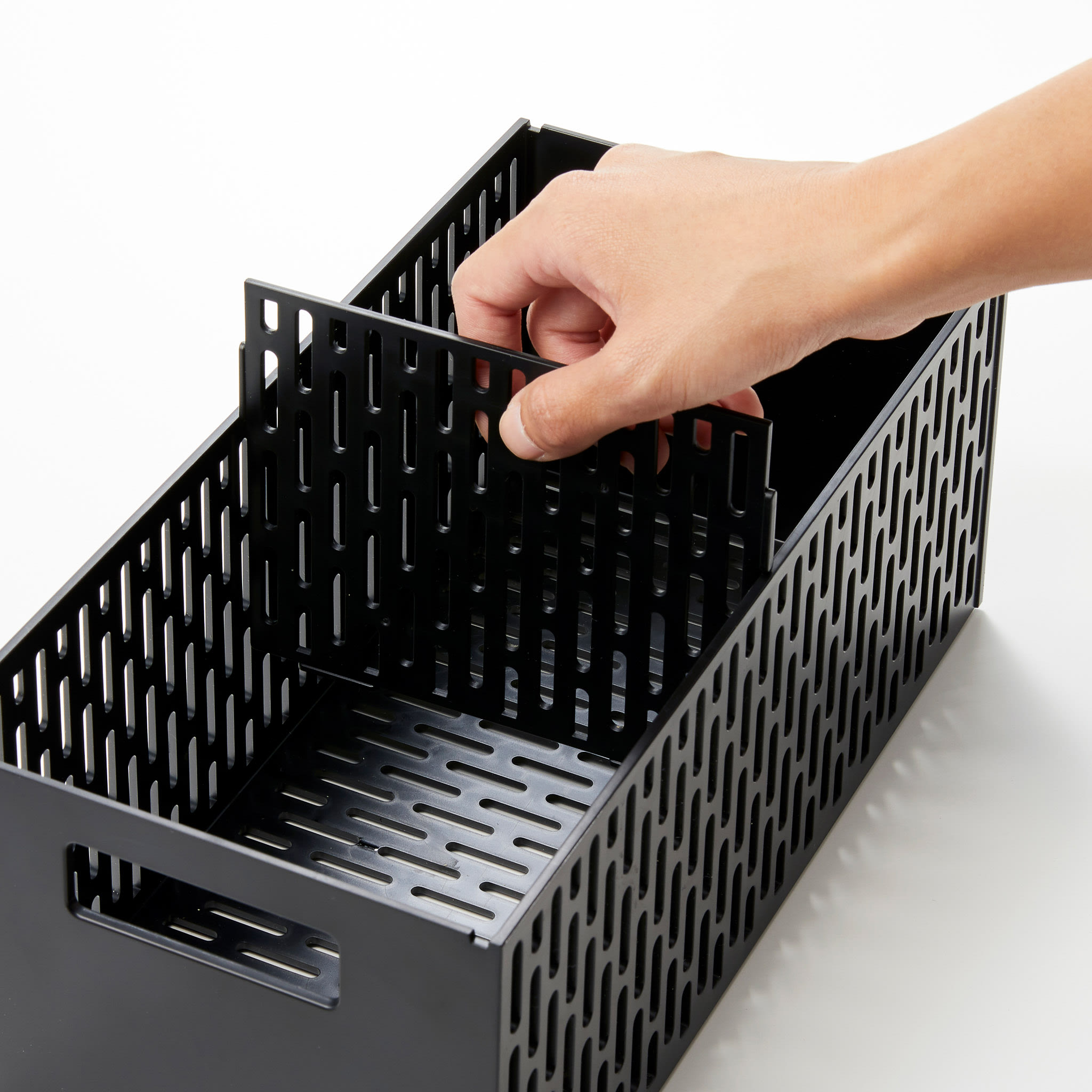 Storage Baskets with Stand : Adjustable Dividers