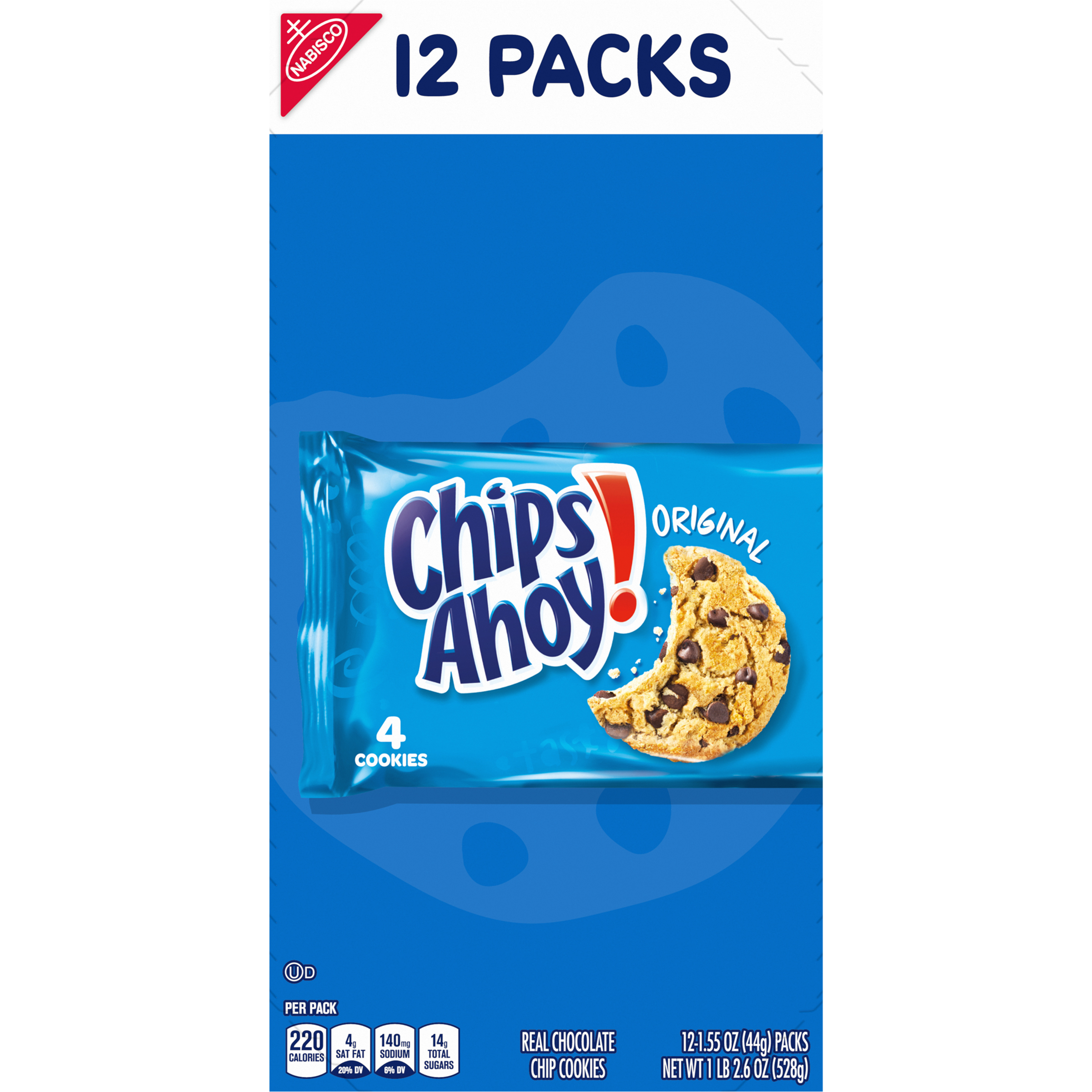 CHIPS AHOY! Original Chocolate Chip Cookies, 12 Snack Packs-thumbnail-2