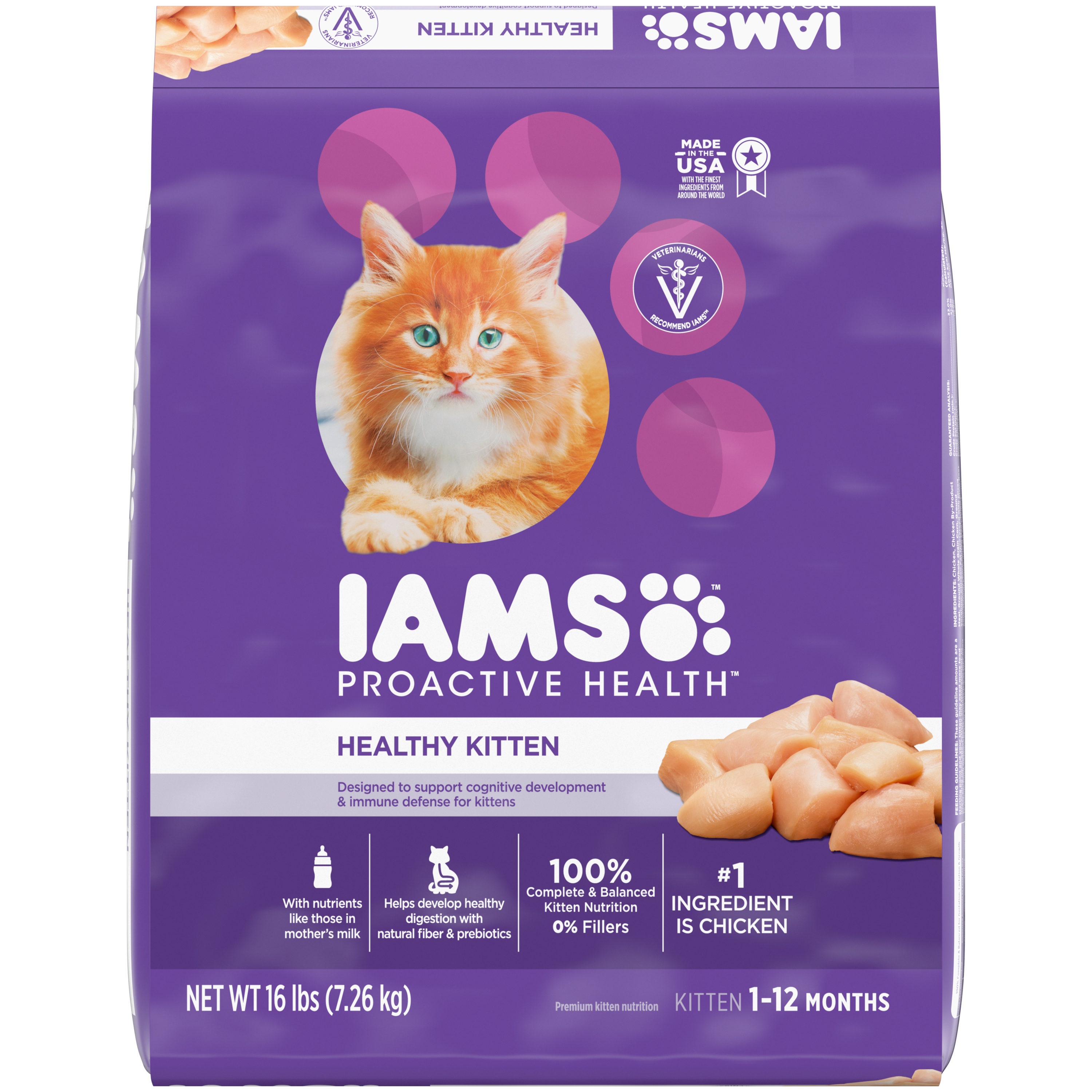 16 Lb Iams Healthy Kitten - Food